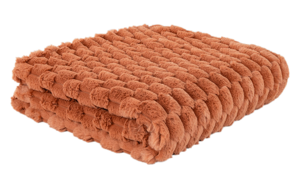 Paul Moneypenny Koochikoo Sculpted Faux Rabbit 130cm x 170cm Throw