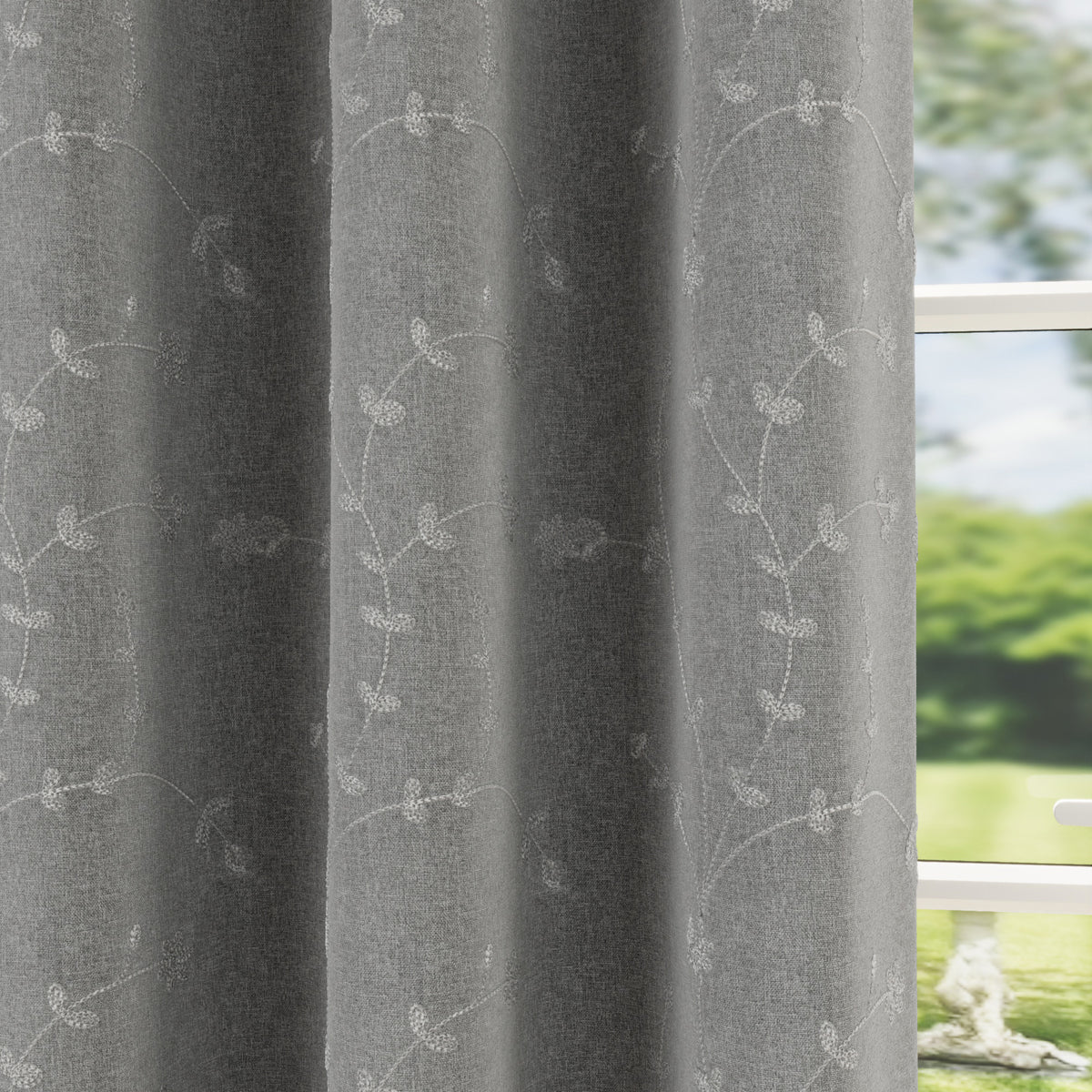 Tyrone Tivoli Blackout Eyelet Embroidery Curtains