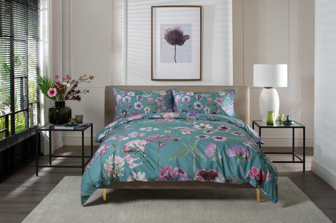 The Lyndon Company Botanical Flowers Duvet Set