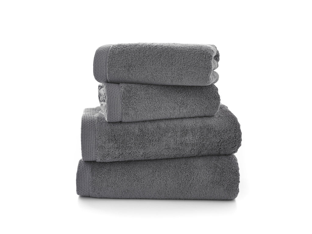 The Lyndon Company Egyptian Spa 100% Cotton 700gsm Charcoal Towels
