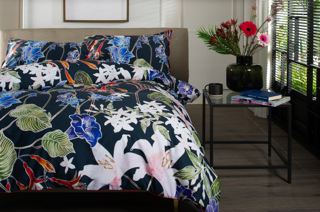 The Lyndon Company Floral Nightshade Multi Duvet Set