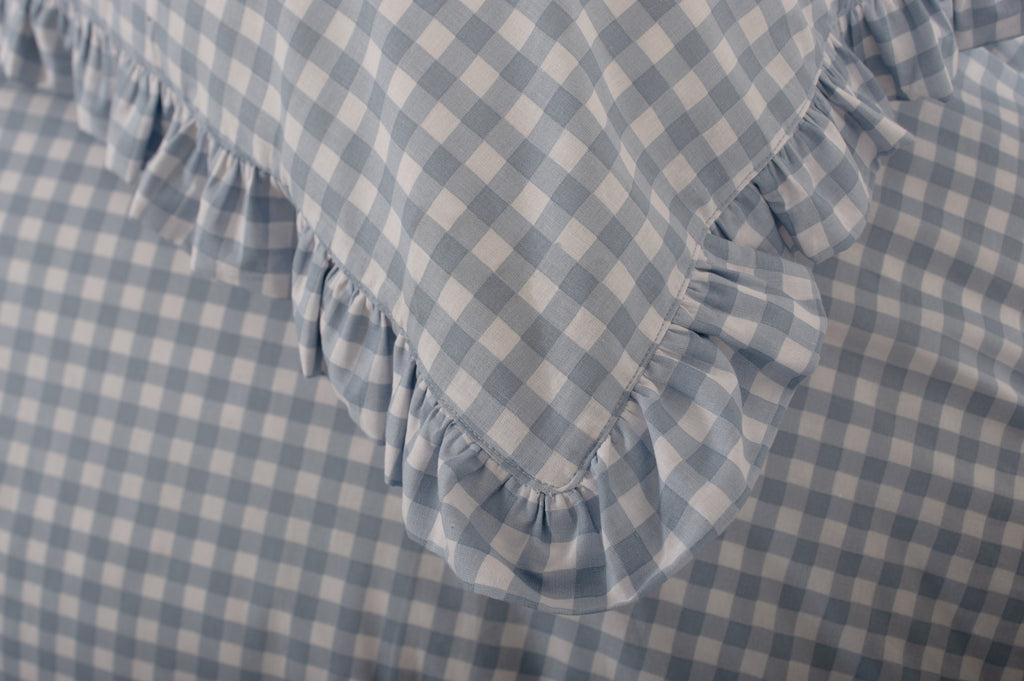 The Lyndon Company Gingham Frilled Duvet Set