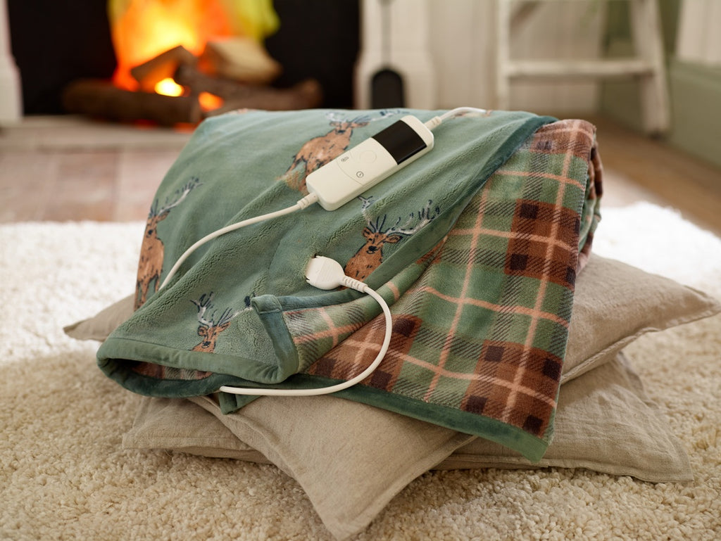 The Lyndon Company Highland Fell 140cm x 180cm Heated Throw