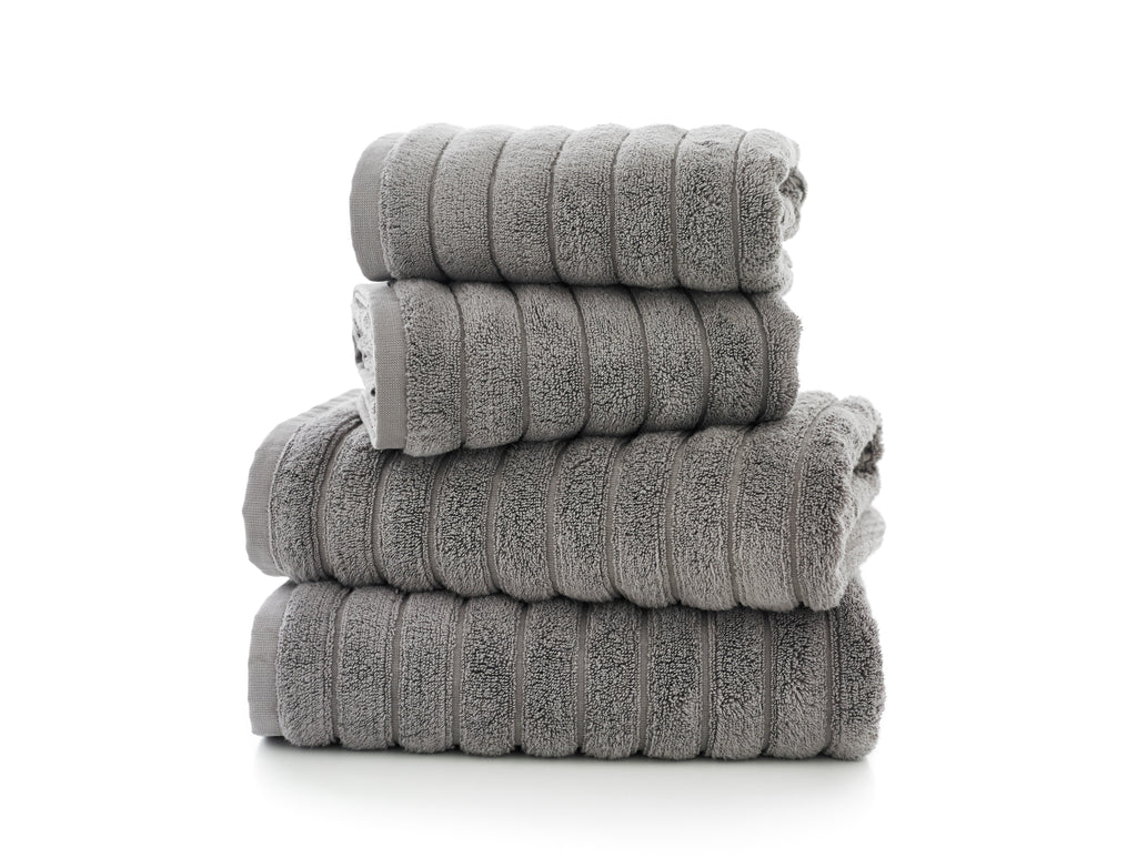 The Lyndon Company Ribbleton 100% BCI Cotton 700gsm Zero Twist Dove Grey Towels