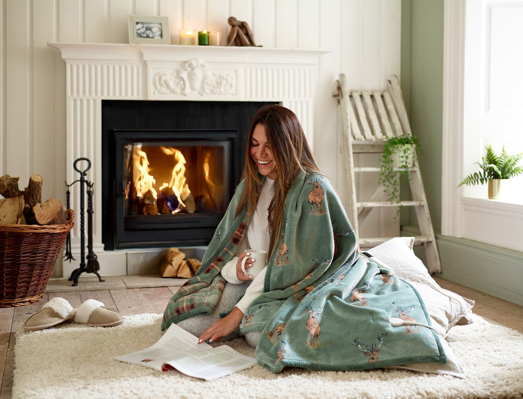 The Lyndon Company Highland Fell 140cm x 180cm Heated Throw