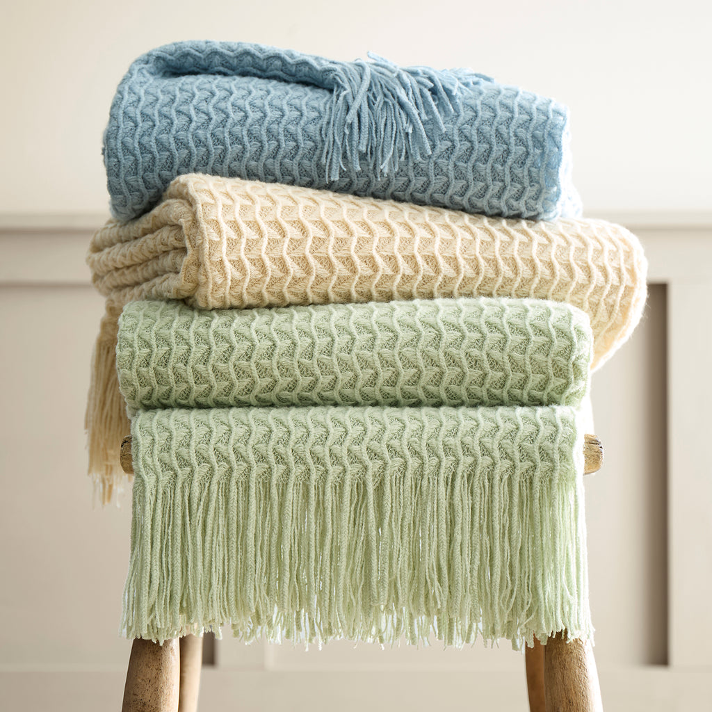 Appletree Textured Knit 130cm x 180cm Throw