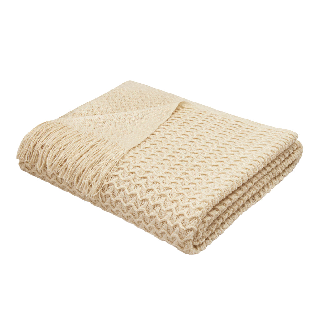 Appletree Textured Knit 130cm x 180cm Throw