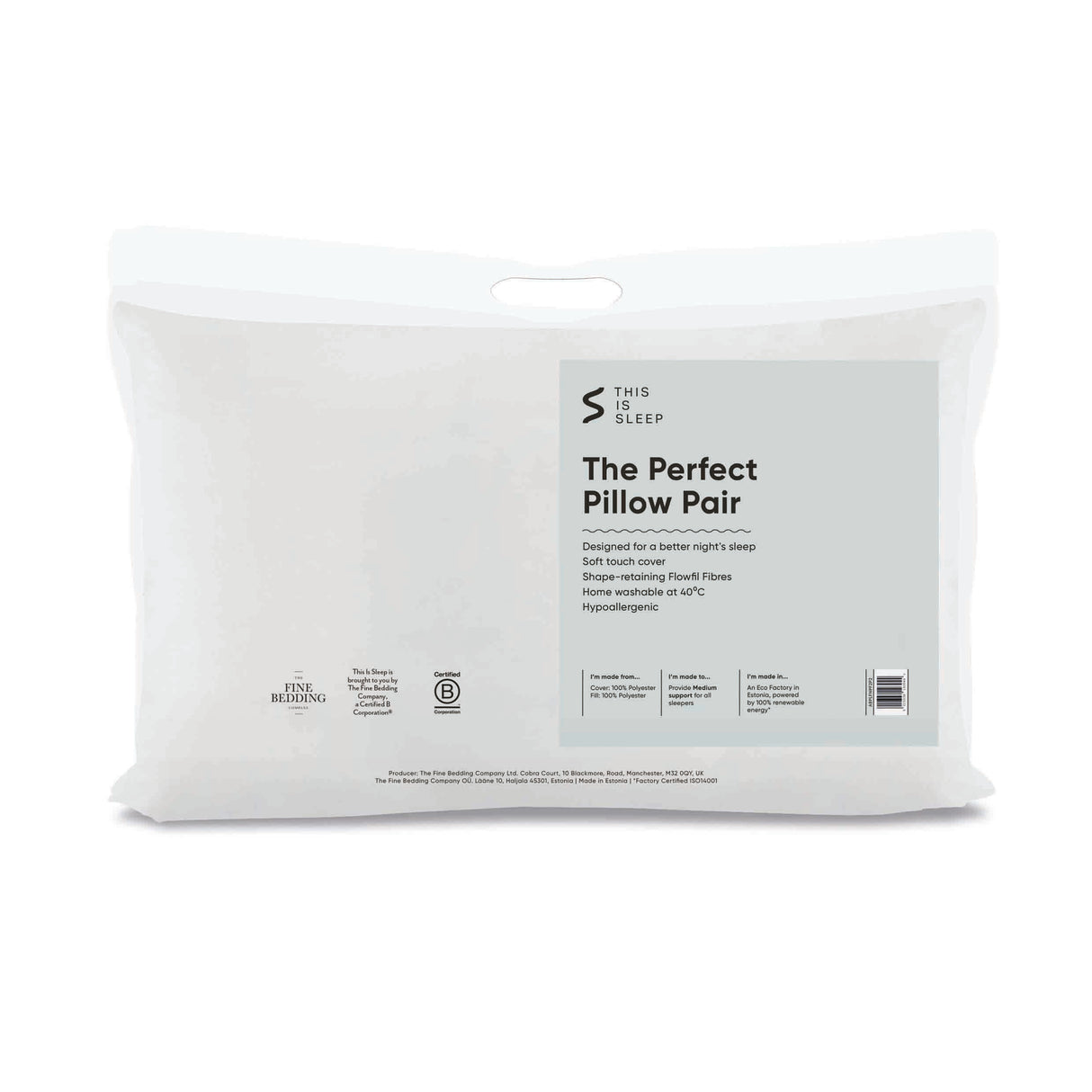 The Fine Bedding Company The Perfect Pillow Pair