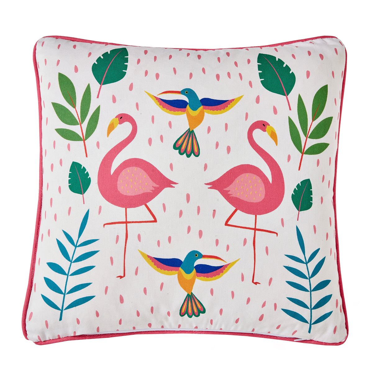 Fusion Outdoor Tropical Flamingo 43cm x 43cm Cushion