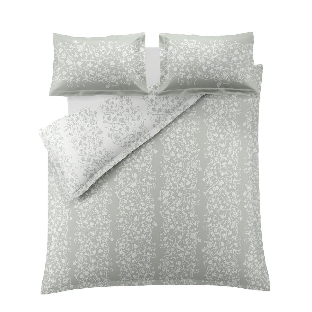 Historic Royal Palaces Tudor Trail Sage Duvet Set