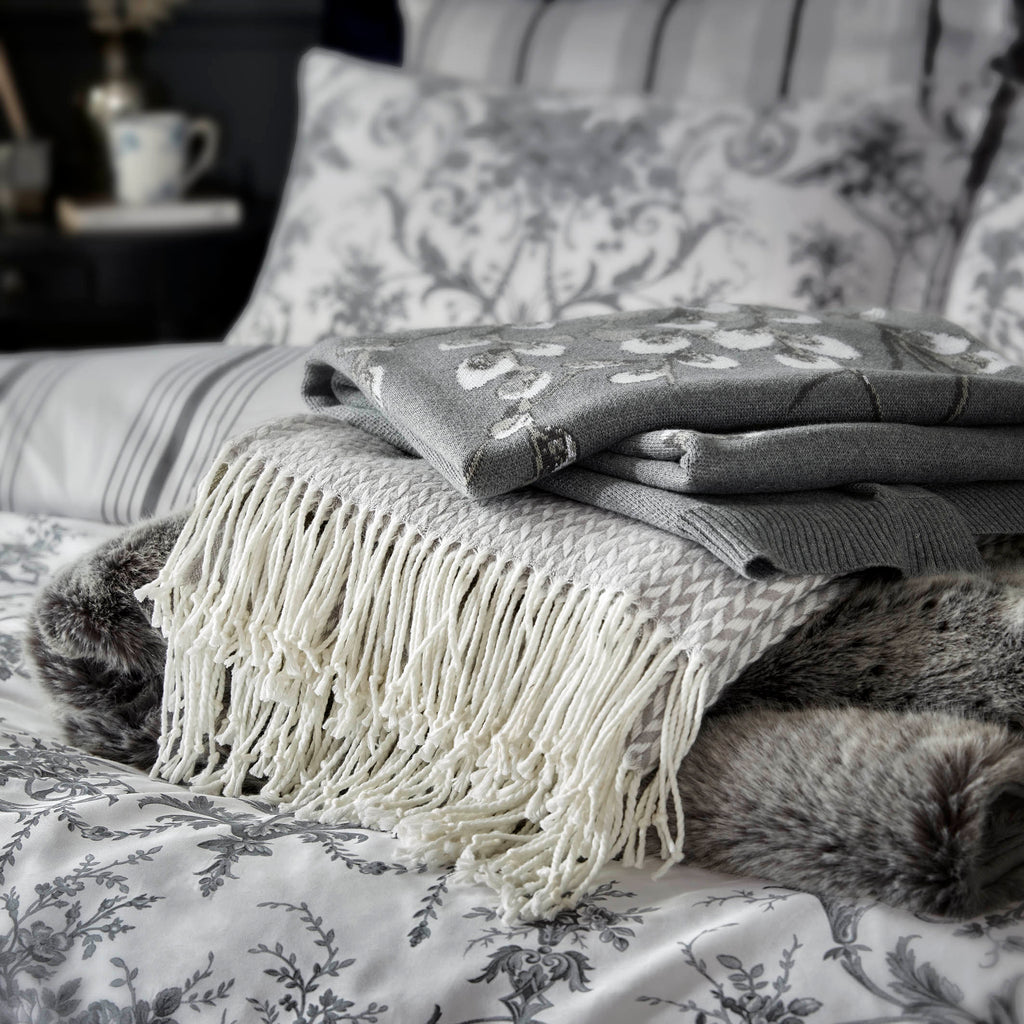 Laura Ashley Tuileries Charcoal Duvet Set