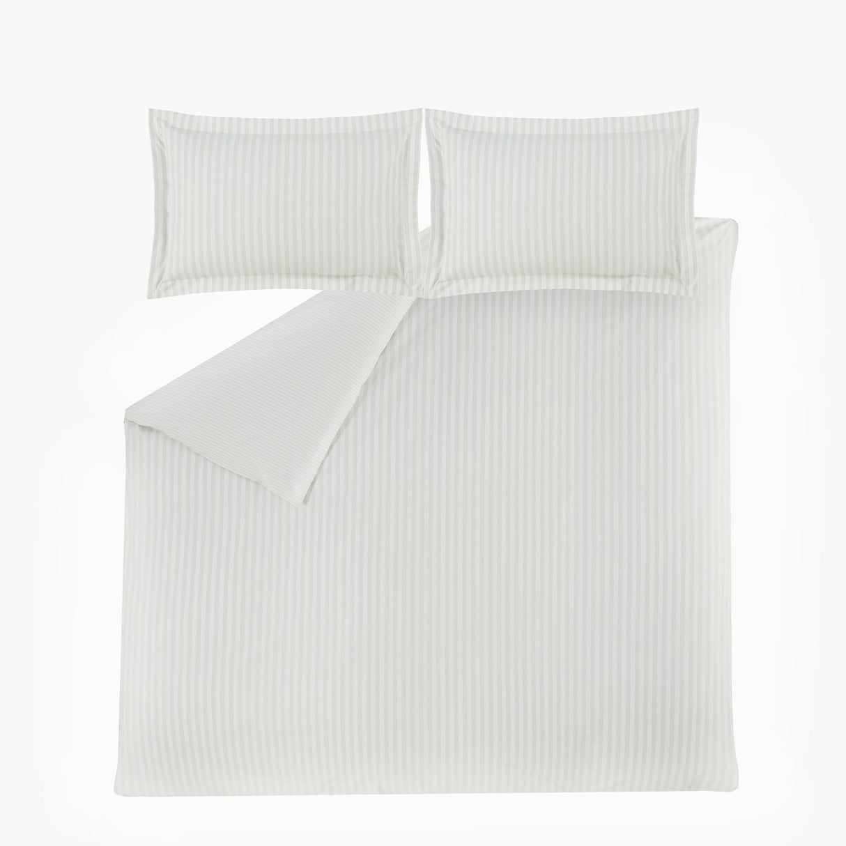 Sophie Allport Uppingham Stripe Mint Green Duvet Set