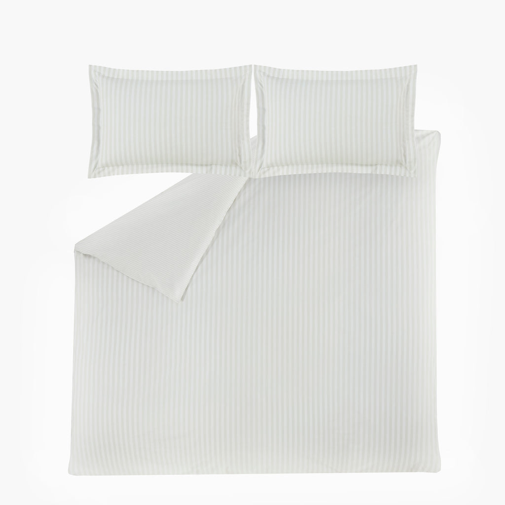 Sophie Allport Uppingham Stripe Mint Green Duvet Set