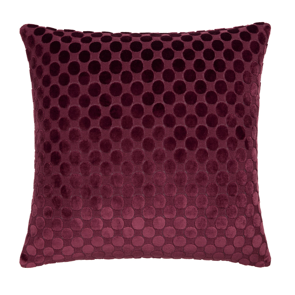 Soiree Velvet Spot 43cm x 43cm Polyester Filled Cushion