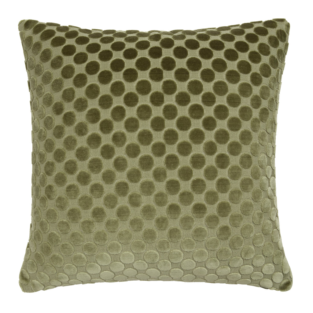 Soiree Velvet Spot 43cm x 43cm Polyester Filled Cushion