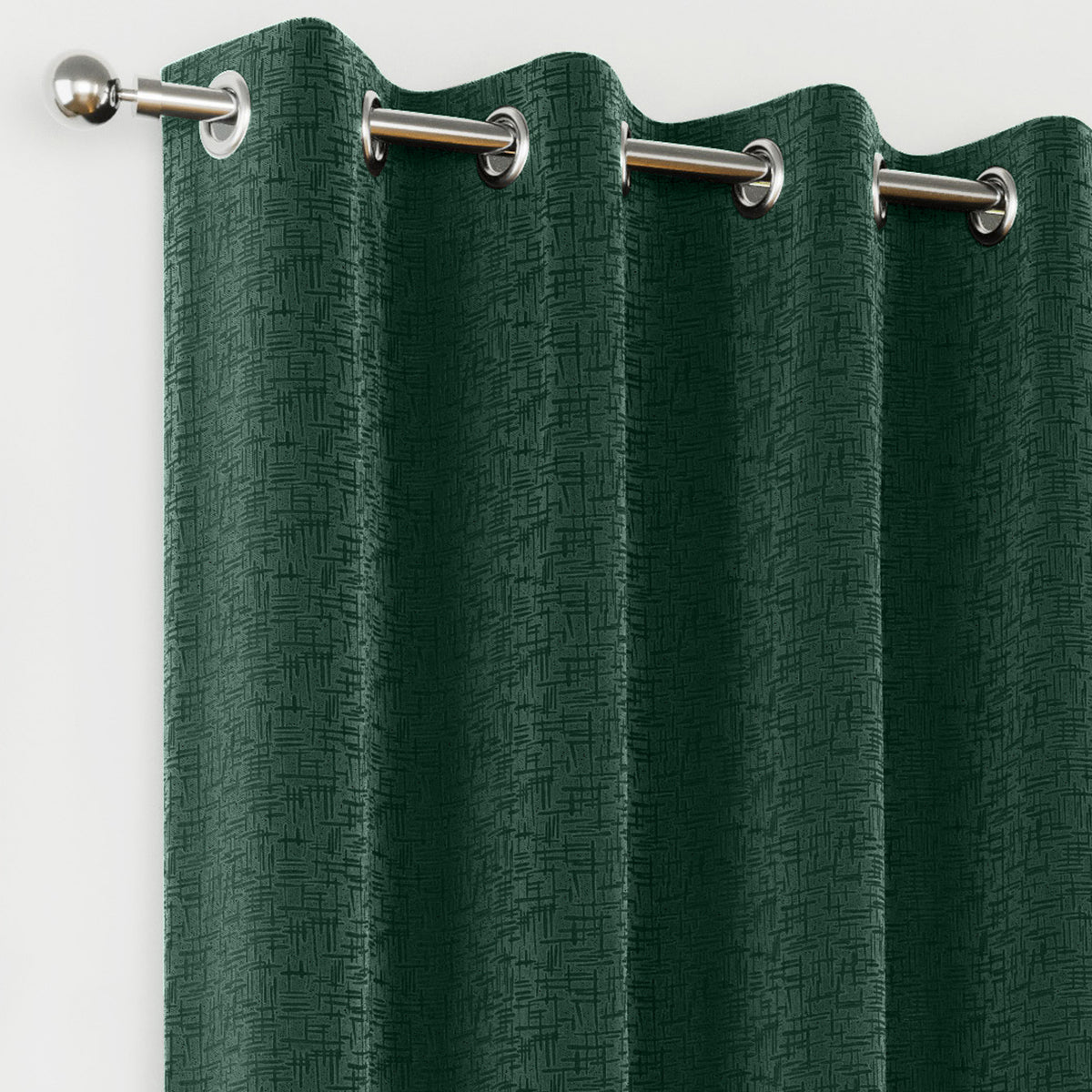 Tyrone Vogue Thermal Blockout Semi Plain Eyelet Curtains