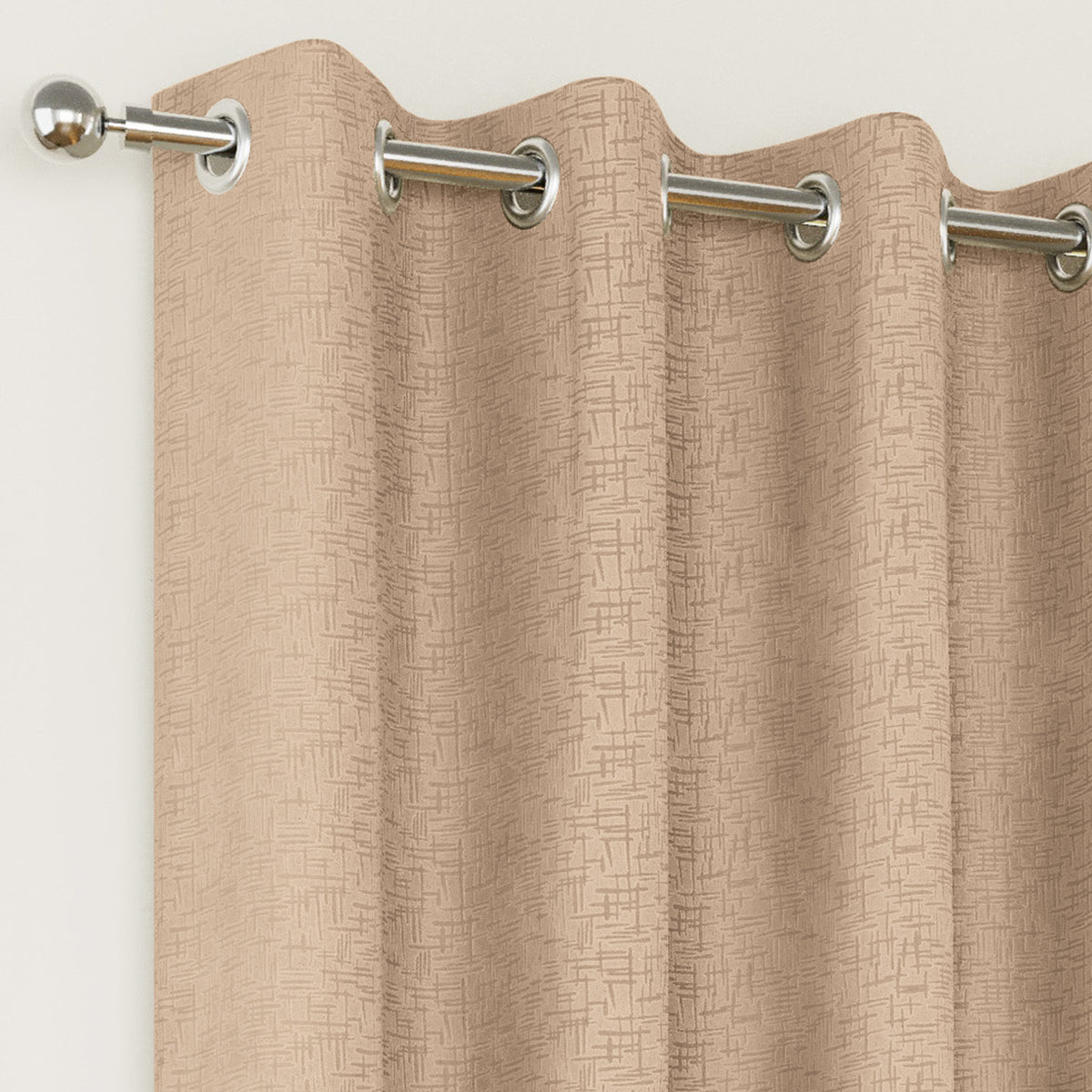 Tyrone Vogue Thermal Blockout Semi Plain Eyelet Curtains