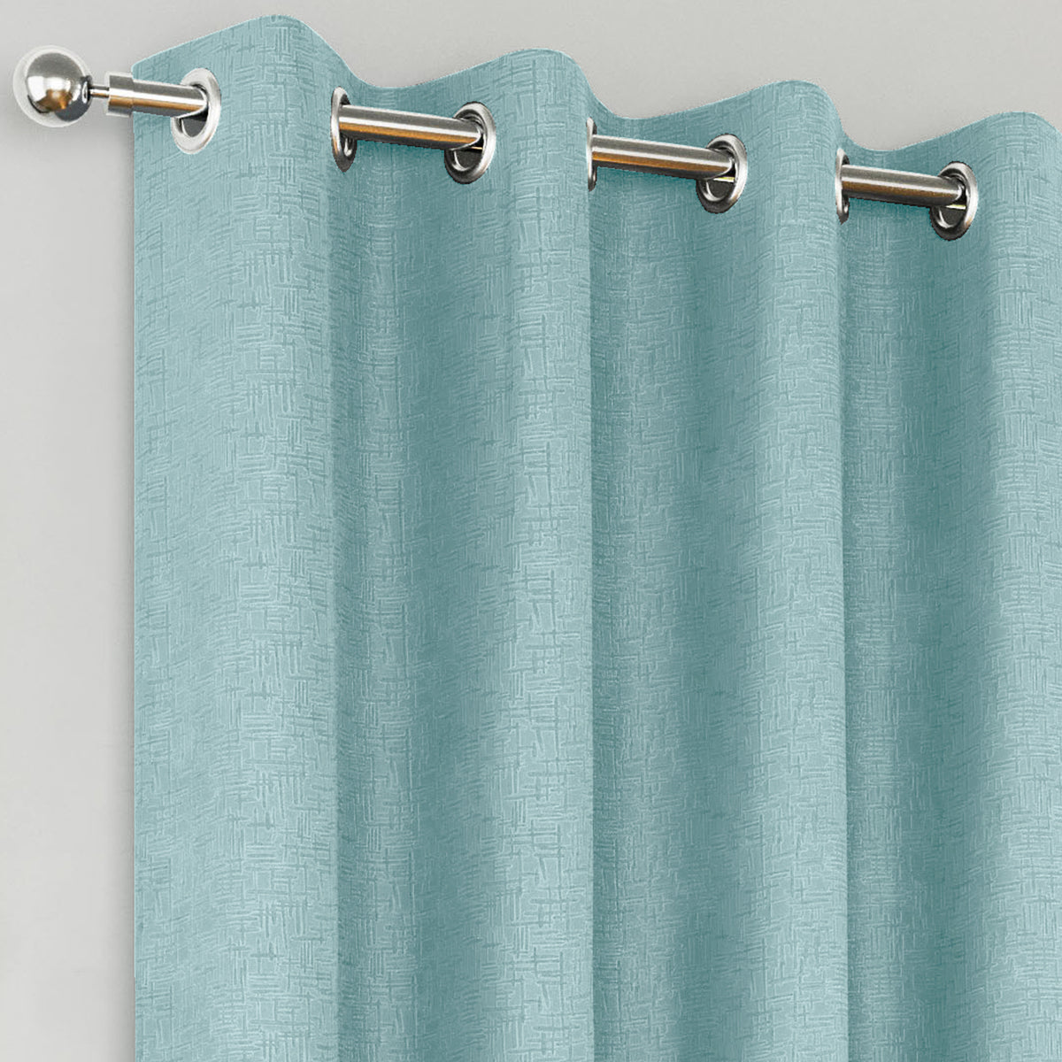 Tyrone Vogue Thermal Blockout Semi Plain Eyelet Curtains