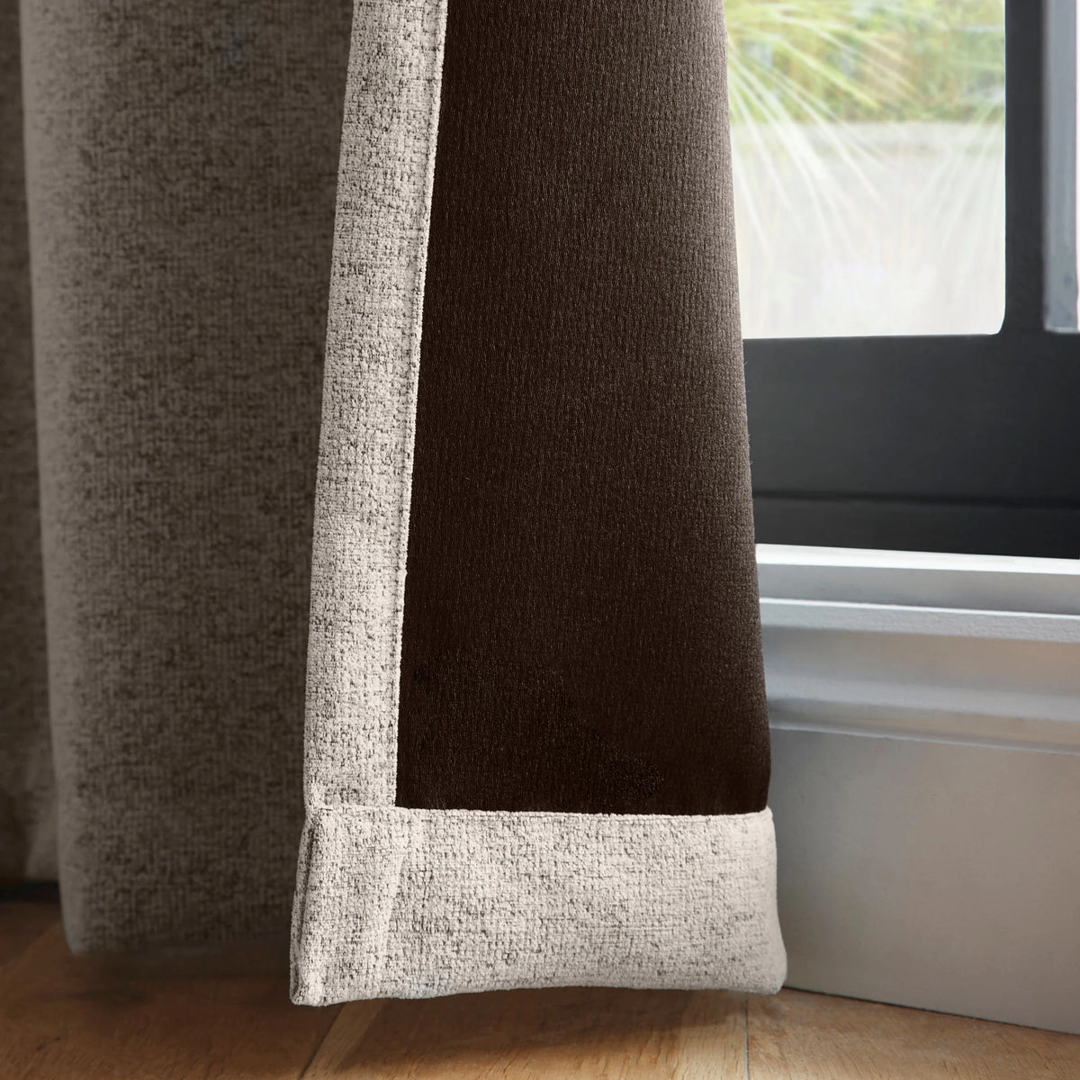 Curtina Velvet Chenille Dimout Eyelet Curtains