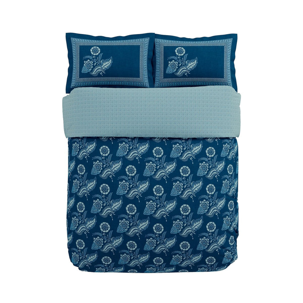 V & A Eastern Bloom Indigo Duvet Set