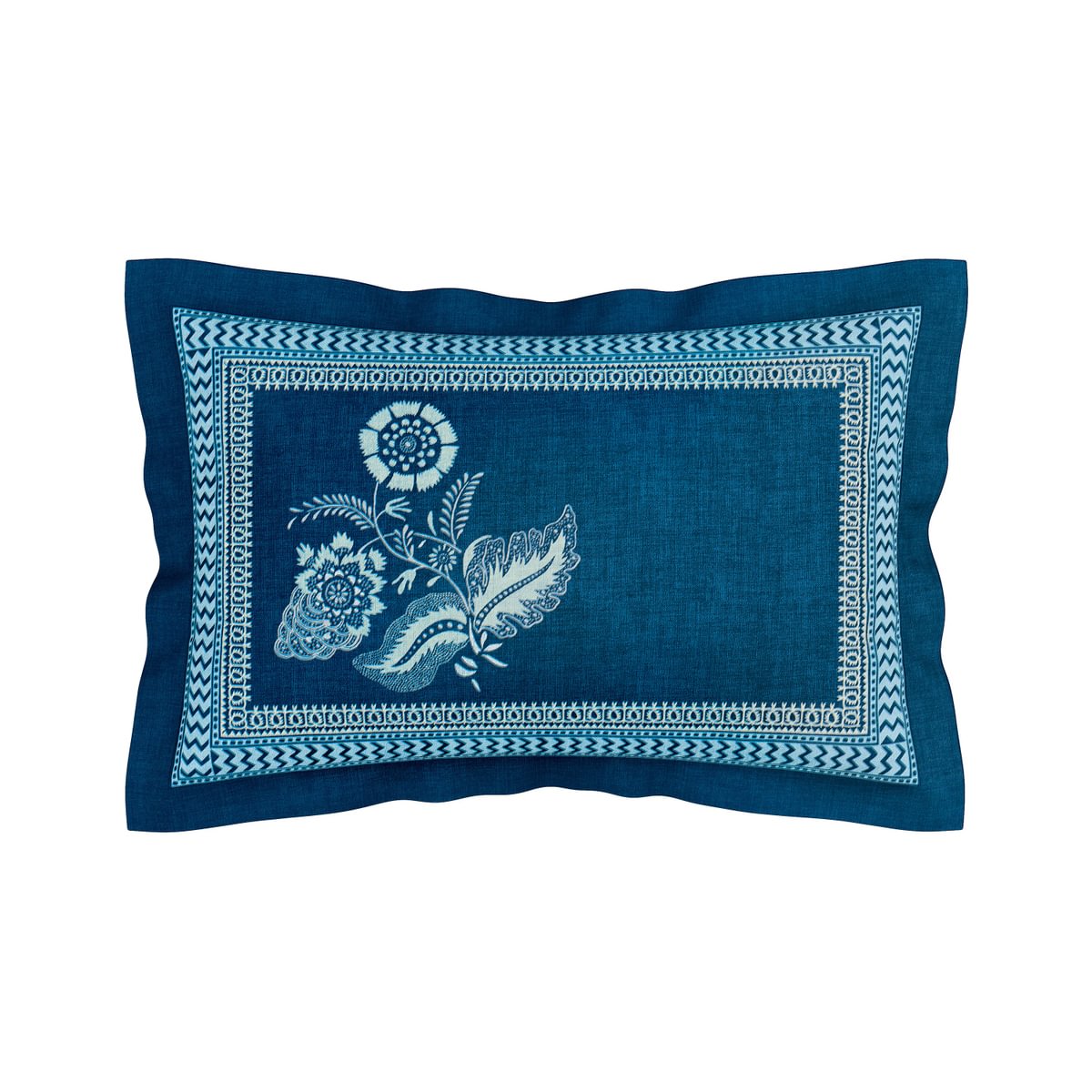 V & A Eastern Bloom Indigo Duvet Set