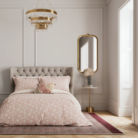 V & A Eternal Bloom Rose & Red Duvet Set