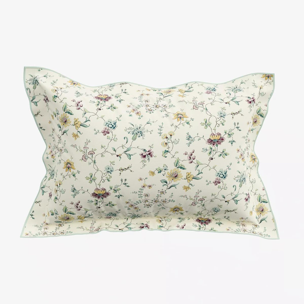 V & A Flora Duck Egg Duvet Set