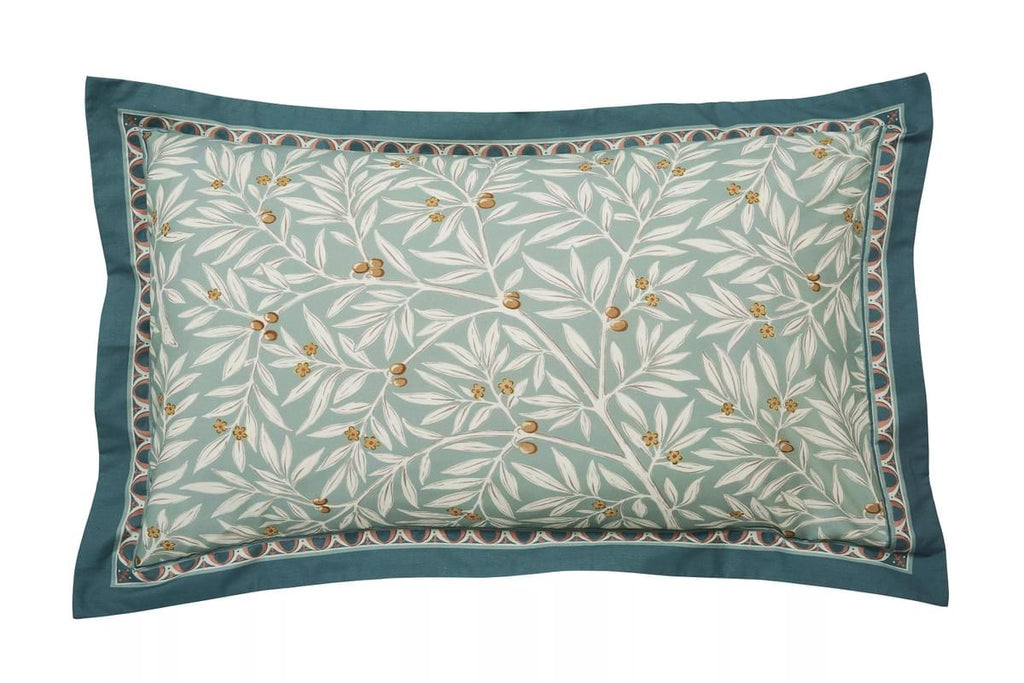 Morris & Co & V&A Morris Room Willow Sage Green & Gold Duvet Set