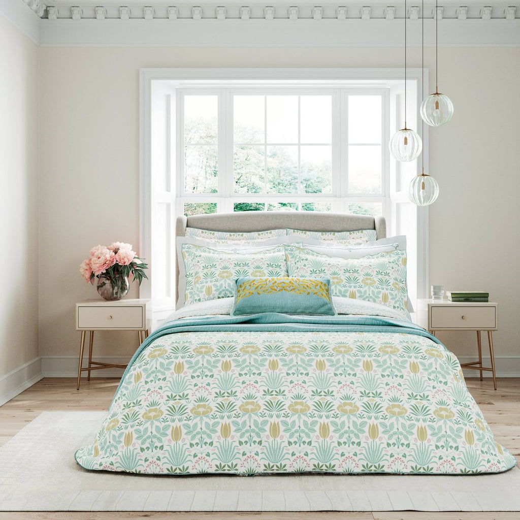 V&A Anselm Aqua Duvet Set