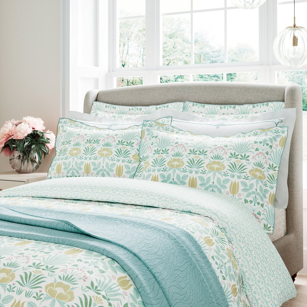 V&A Anselm Aqua Duvet Set