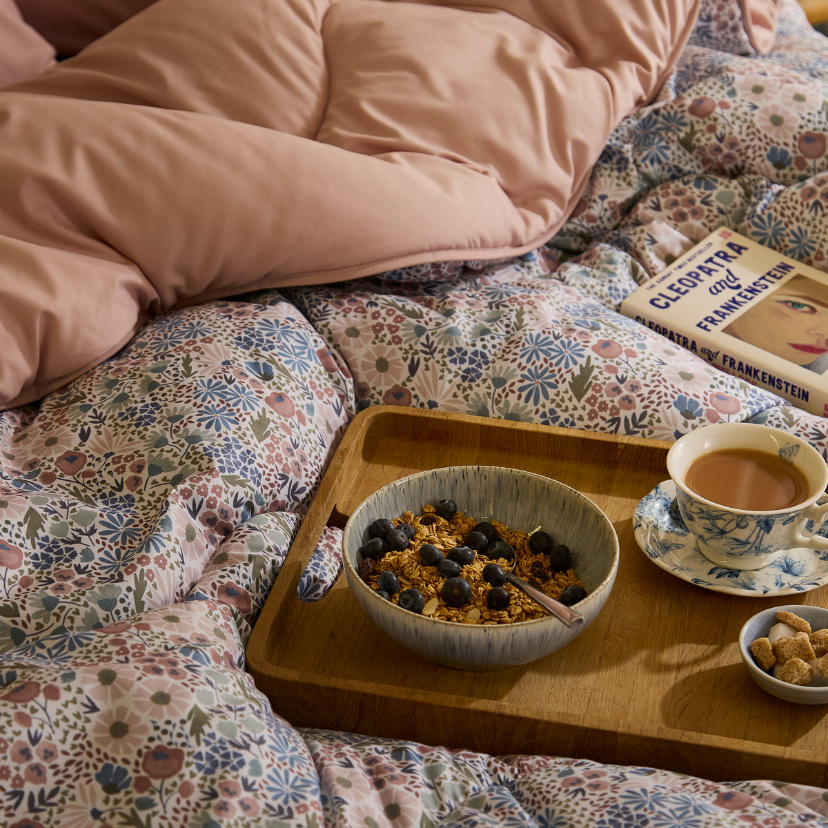 The Fine Bedding Company Night Lark Vintage Meadow Coverless 10.5 Tog Duvet Set
