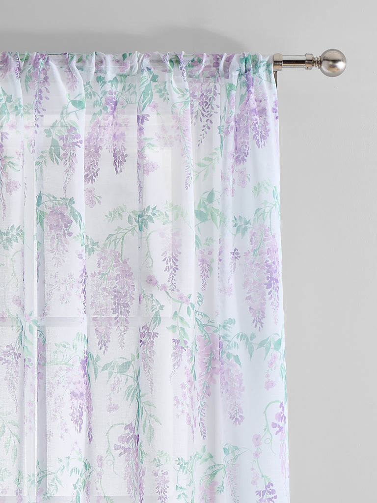 Dreams n Drapes Wisteria Lilac Voile Panels