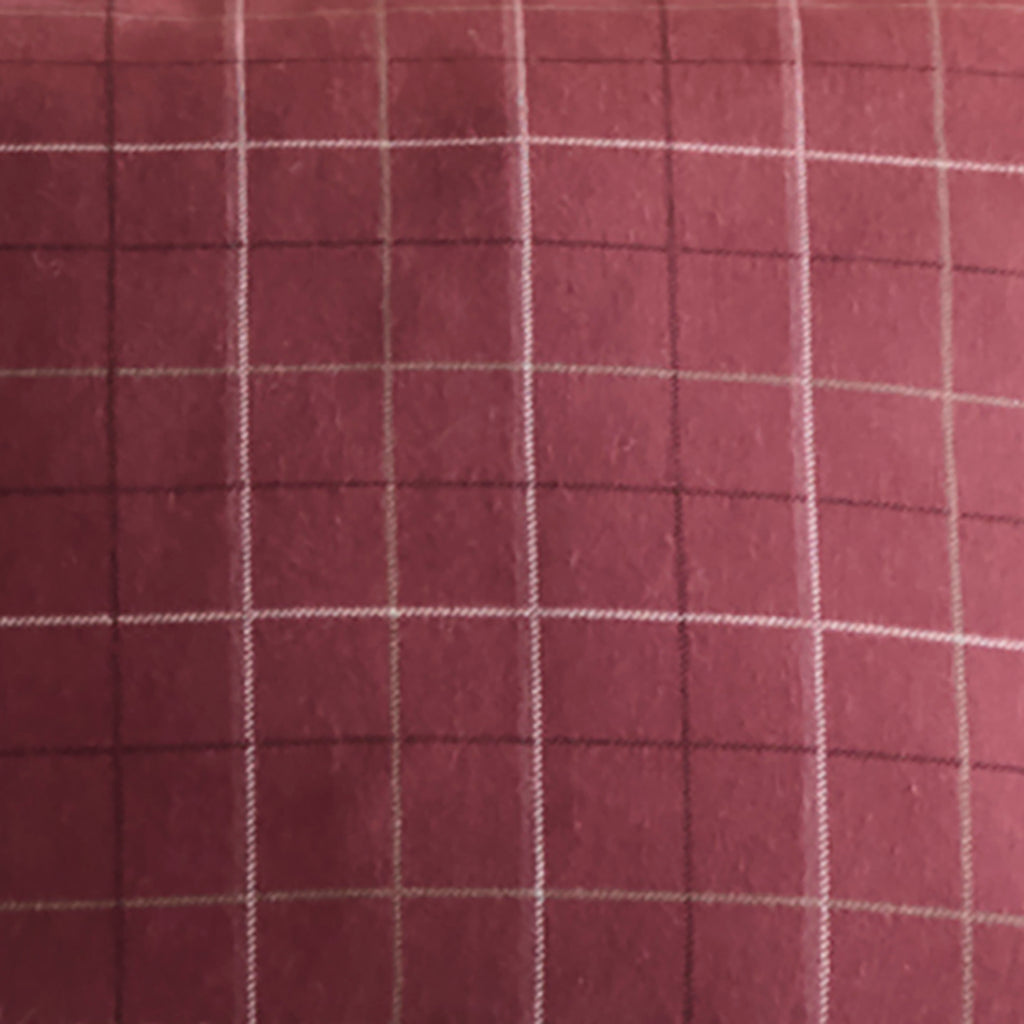 Dreams N Drapes Wynn Burgundy 100% BCI Brushed Cotton Duvet Set