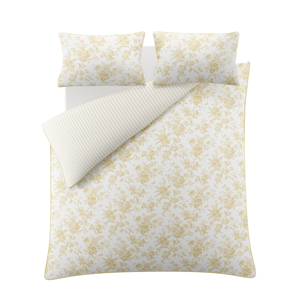 Laura Ashley Walled Garden Ochre Yellow Duvet Set