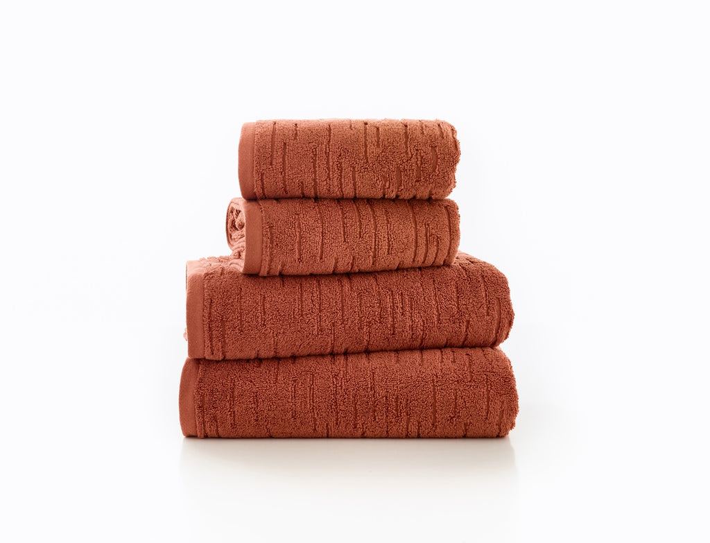 The Lyndon Company Wentworth 100% Cotton 600gsm Auburn Towels