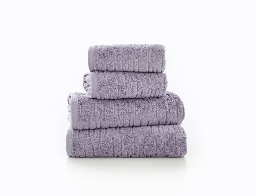 The Lyndon Company Wentworth 100% Cotton 600gsm Lilac Towels