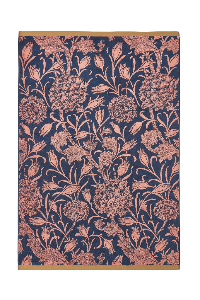 William Morris at Home Wild Tulip Copper 100% Cotton 580gsm Towels