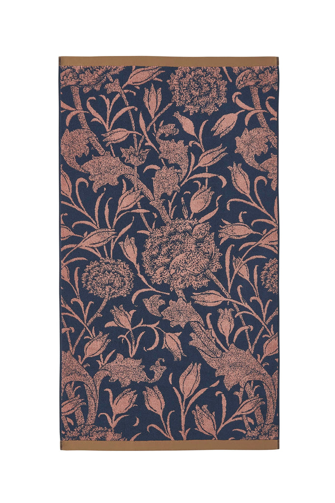 William Morris at Home Wild Tulip Copper 100% Cotton 580gsm Towels
