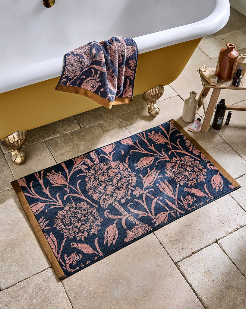 William Morris at Home Wild Tulip Copper 100% Cotton 580gsm Towels