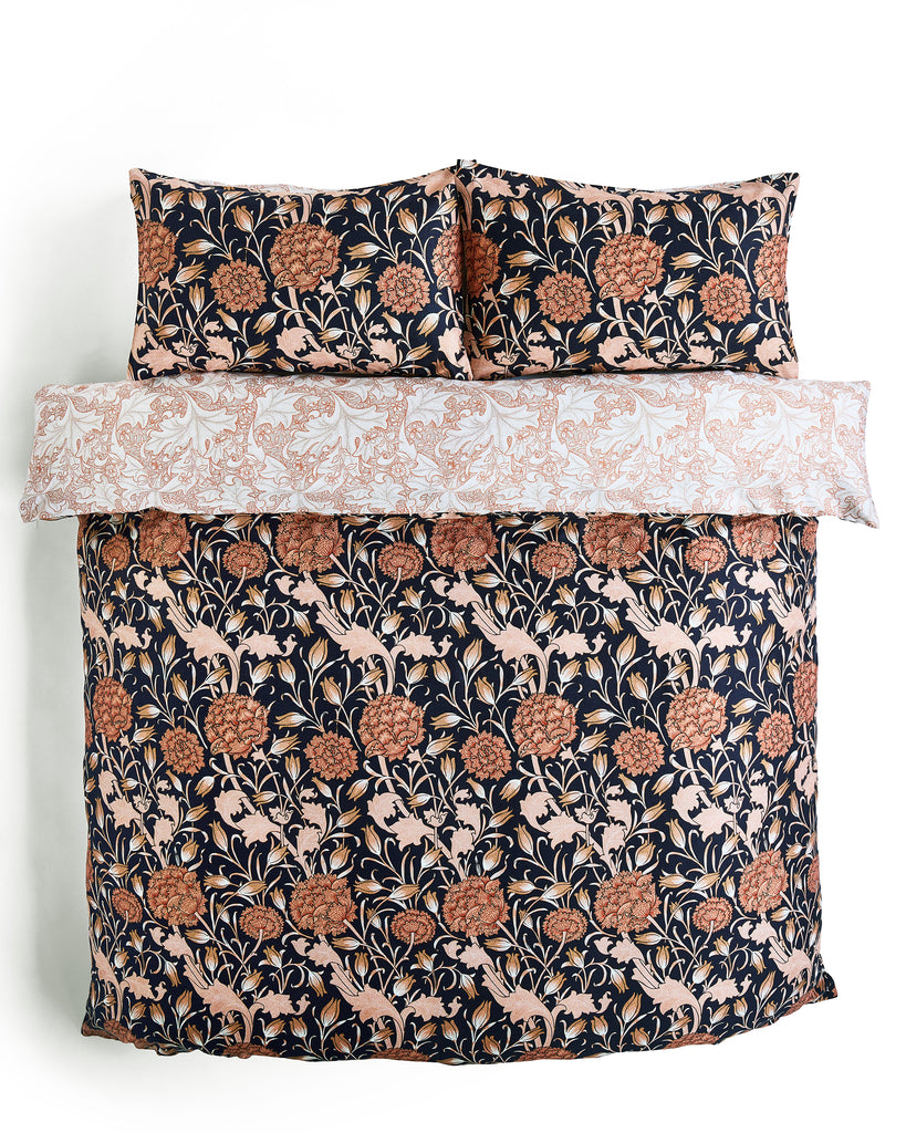 William Morris at Home Wild Tulip Copper Duvet Set