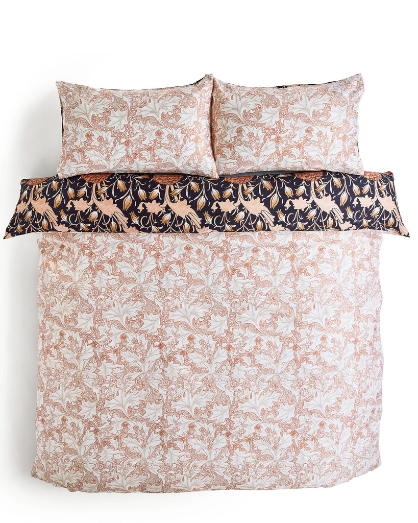 William Morris at Home Wild Tulip Copper Duvet Set