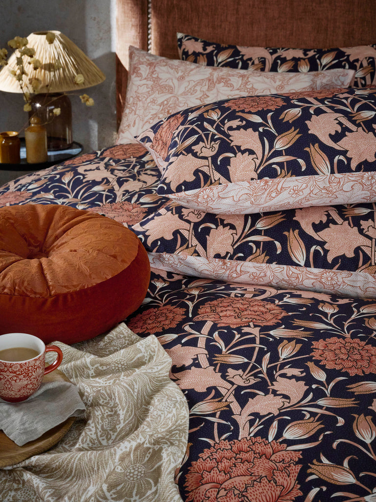 William Morris at Home Wild Tulip Copper Duvet Set