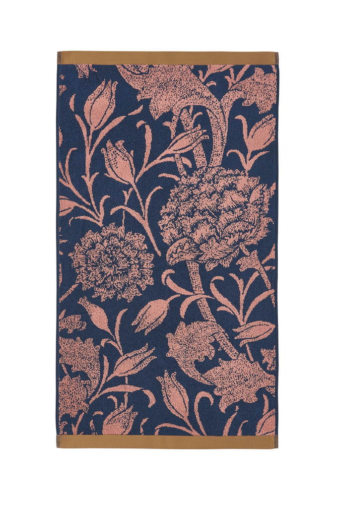 William Morris at Home Wild Tulip Copper 100% Cotton 580gsm Towels