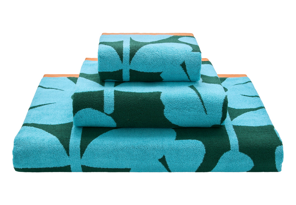 Orla Kiely Wildflower 100% Cotton 580gsm Towels