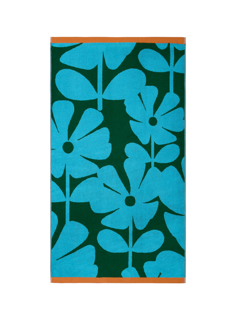 Orla Kiely Wildflower 100% Cotton 580gsm Towels