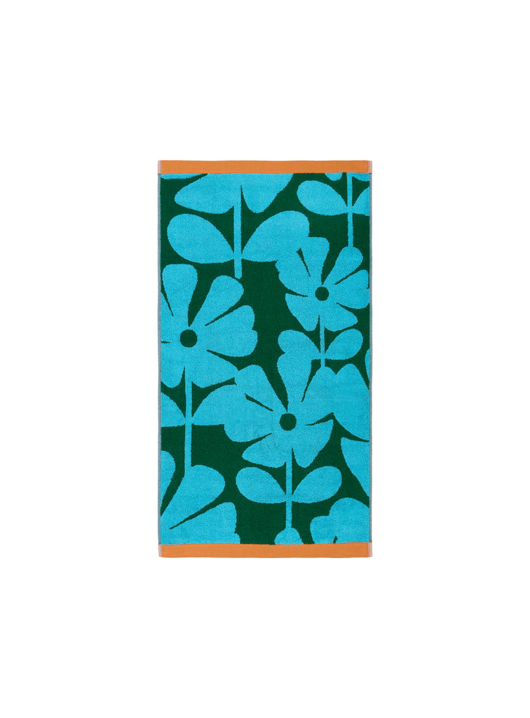 Orla Kiely Wildflower 100% Cotton 580gsm Towels