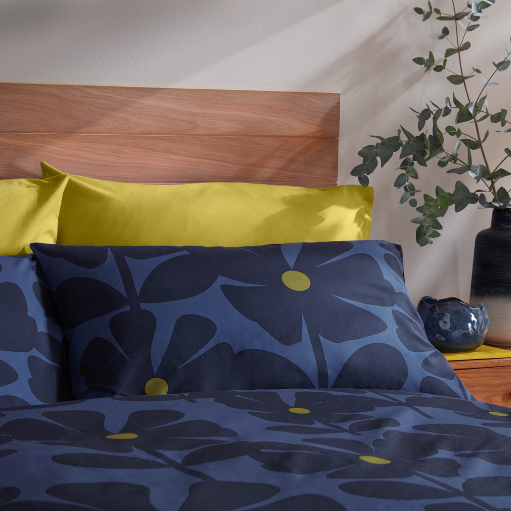 Orla Kiely Wildflower Indigo Duvet Set