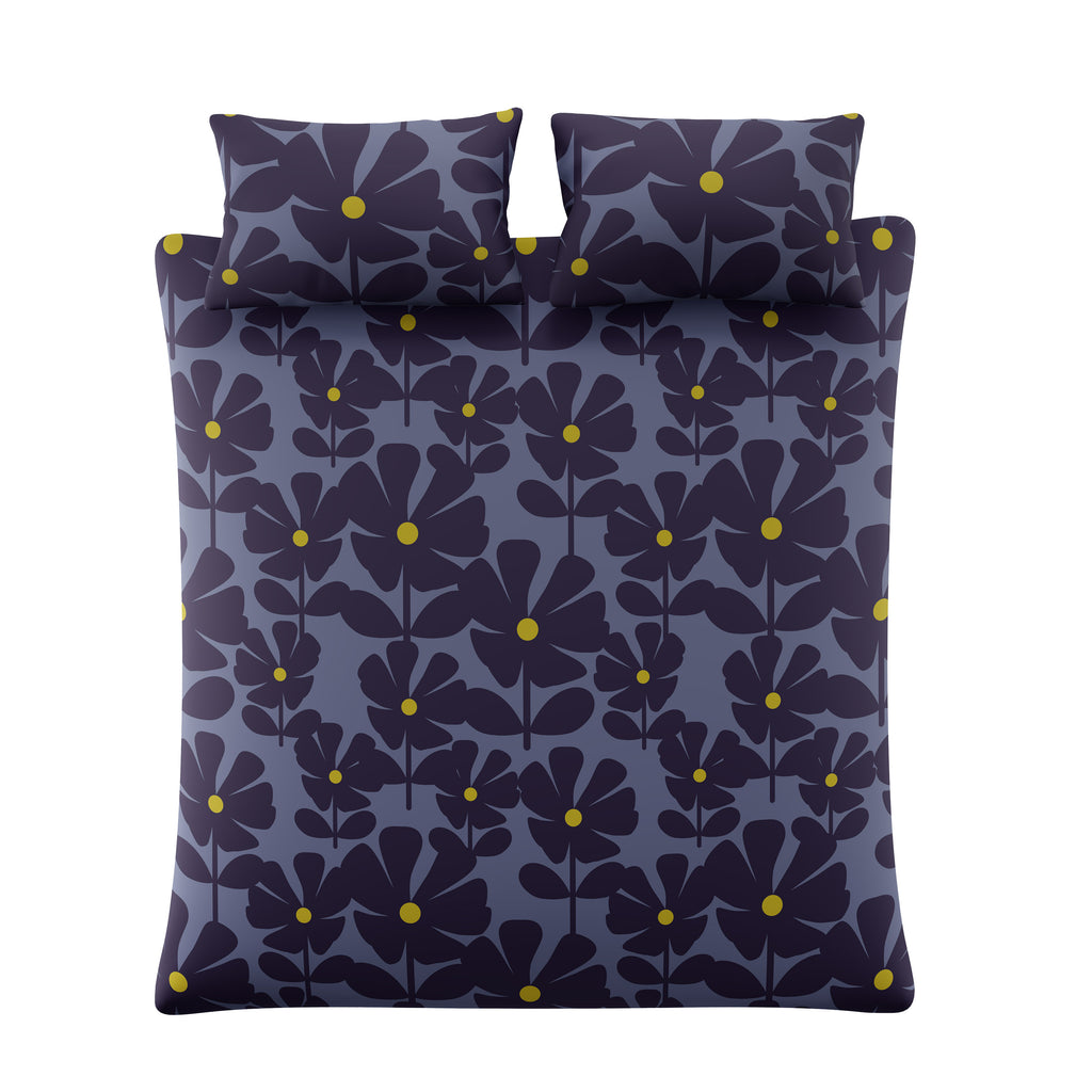 Orla Kiely Wildflower Indigo Duvet Set