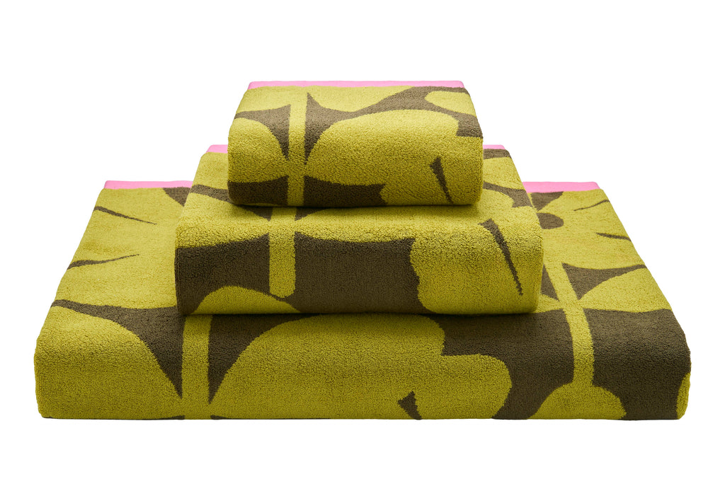 Orla Kiely Wildflower 100% Cotton 580gsm Towels