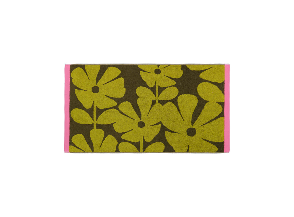 Orla Kiely Wildflower 100% Cotton 580gsm Towels